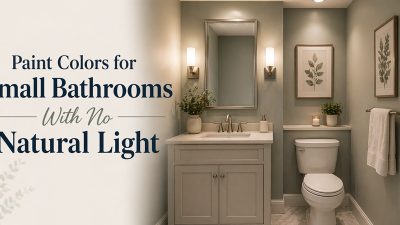 Paint Colors for Small Bathrooms With No Natural Light